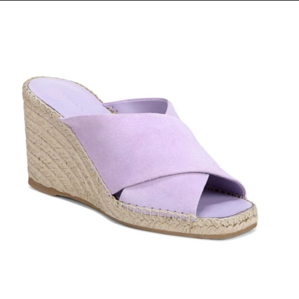 Vince Gaelan Suede Wedge Sandal